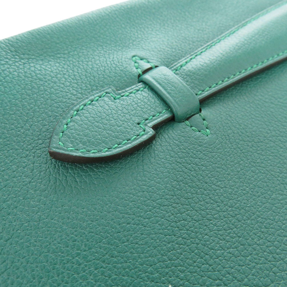 HERMES Clutch bag Evercolor Malachite Pre-Pla 33 mens Used Authentic