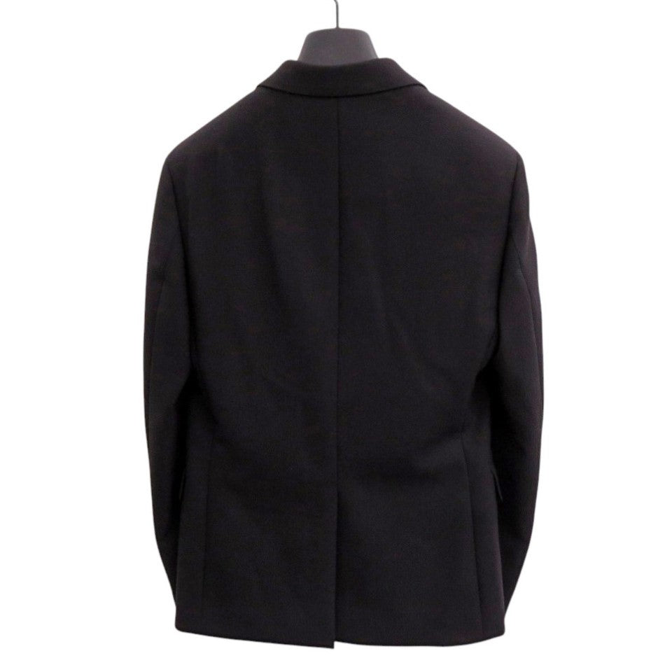 FENDI tailored jacket FJ0853 Wool, Polyurethane black mens 44 Used Authentic