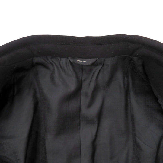 FENDI tailored jacket FJ0853 Wool, Polyurethane black mens 44 Used Authentic