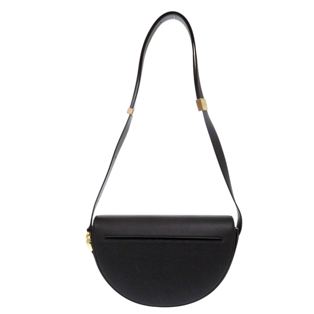 PATOU Shoulder Bag Calfskin black Women Used Authentic