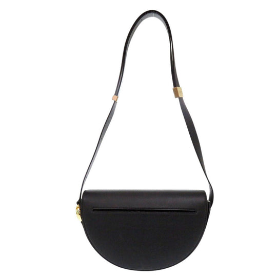 PATOU Shoulder Bag Calfskin black Women Used Authentic