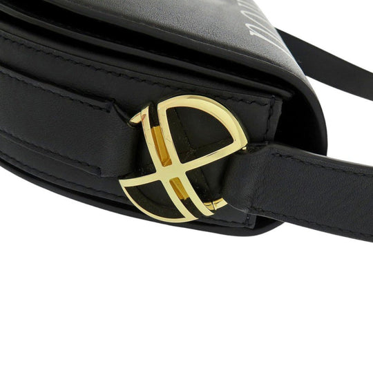 PATOU Shoulder Bag Calfskin black Women Used Authentic