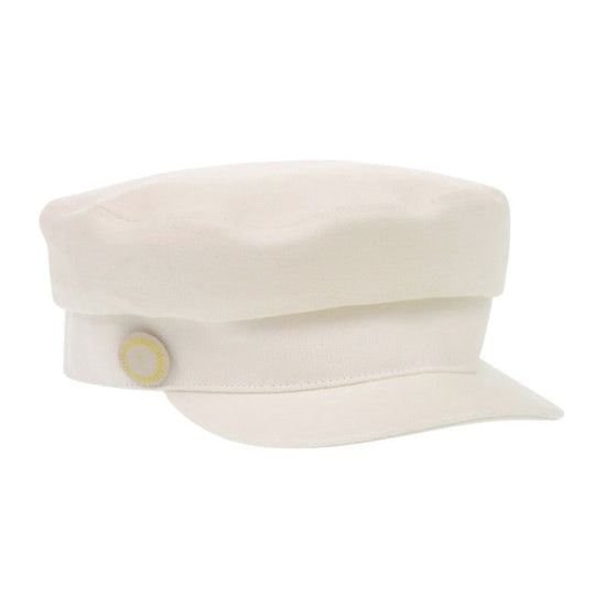 HERMES Other hats cotton white Casquette Women 58 Used Authentic