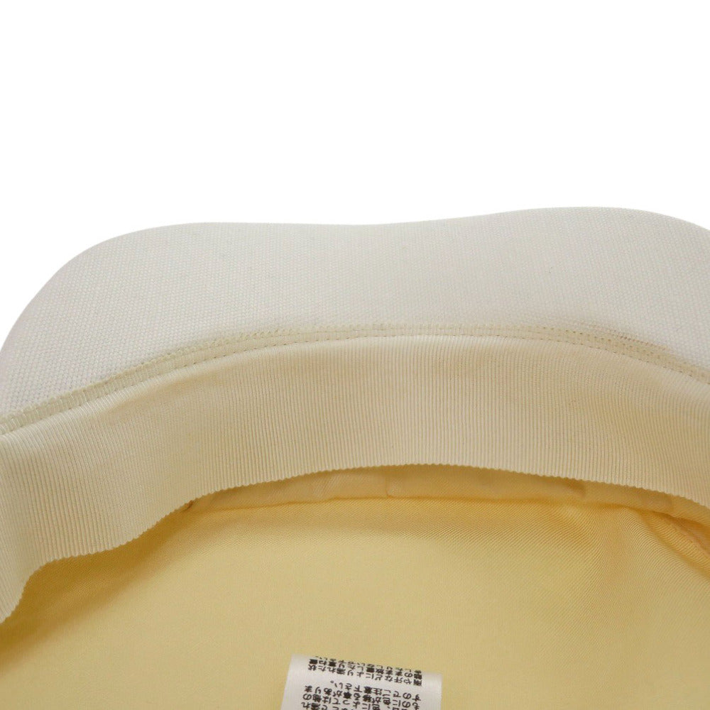 HERMES Other hats cotton white Casquette Women 58 Used Authentic