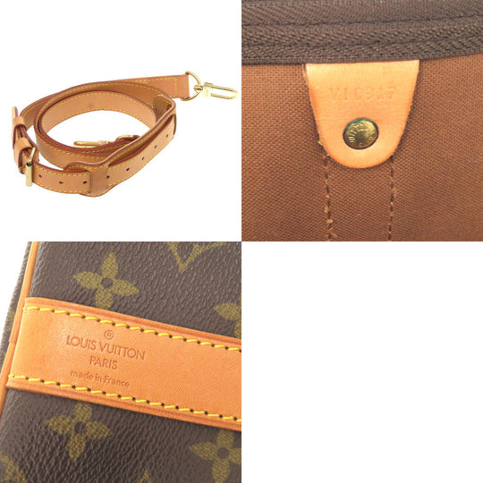LOUIS VUITTON Boston Duffel bag M41414 Monogram canvas Brown Monogram Keepall bandouliere55 mens Used Authentic