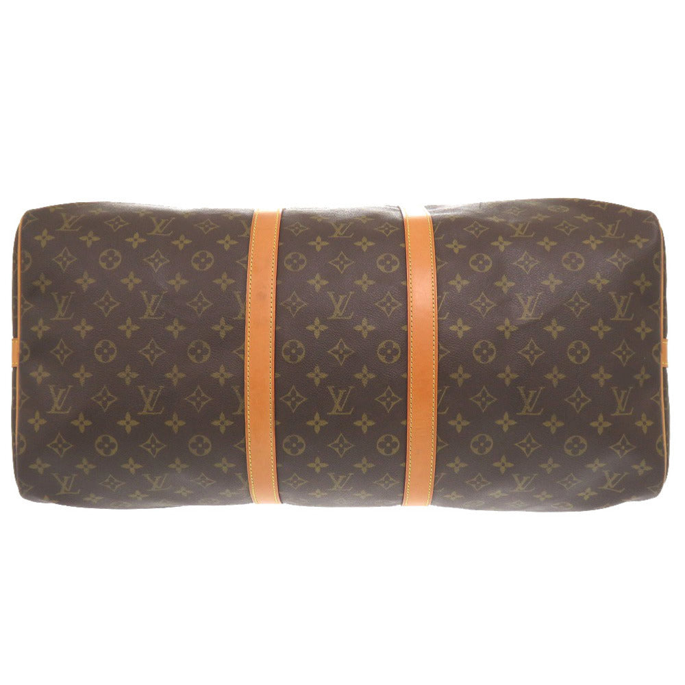 LOUIS VUITTON Boston Duffel bag M41414 Monogram canvas Brown Monogram Keepall bandouliere55 mens Used Authentic