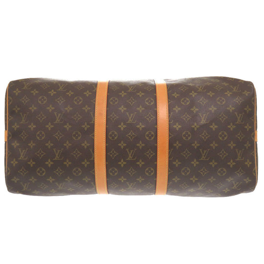 LOUIS VUITTON Boston Duffel bag M41414 Monogram canvas Brown Monogram Keepall bandouliere55 mens Used Authentic