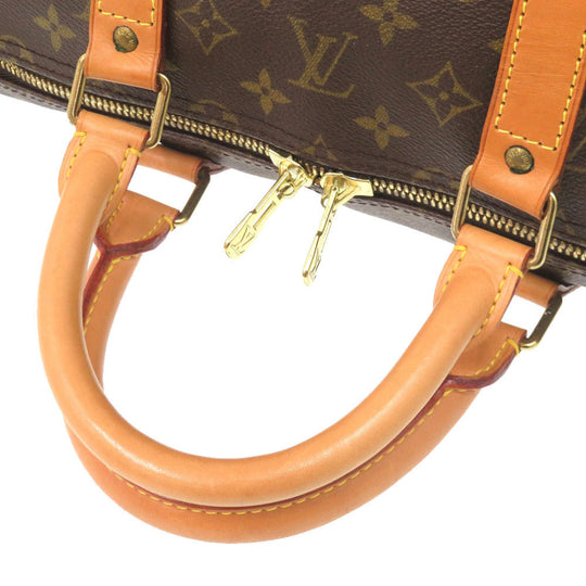 LOUIS VUITTON Boston Duffel bag M41414 Monogram canvas Brown Monogram Keepall bandouliere55 mens Used Authentic