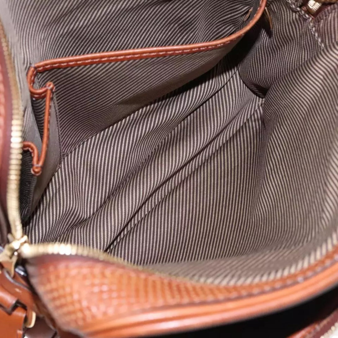 Louis Vuitton Cuir Bequia Trotteur GM Men's Leather Shoulder Bag Brown