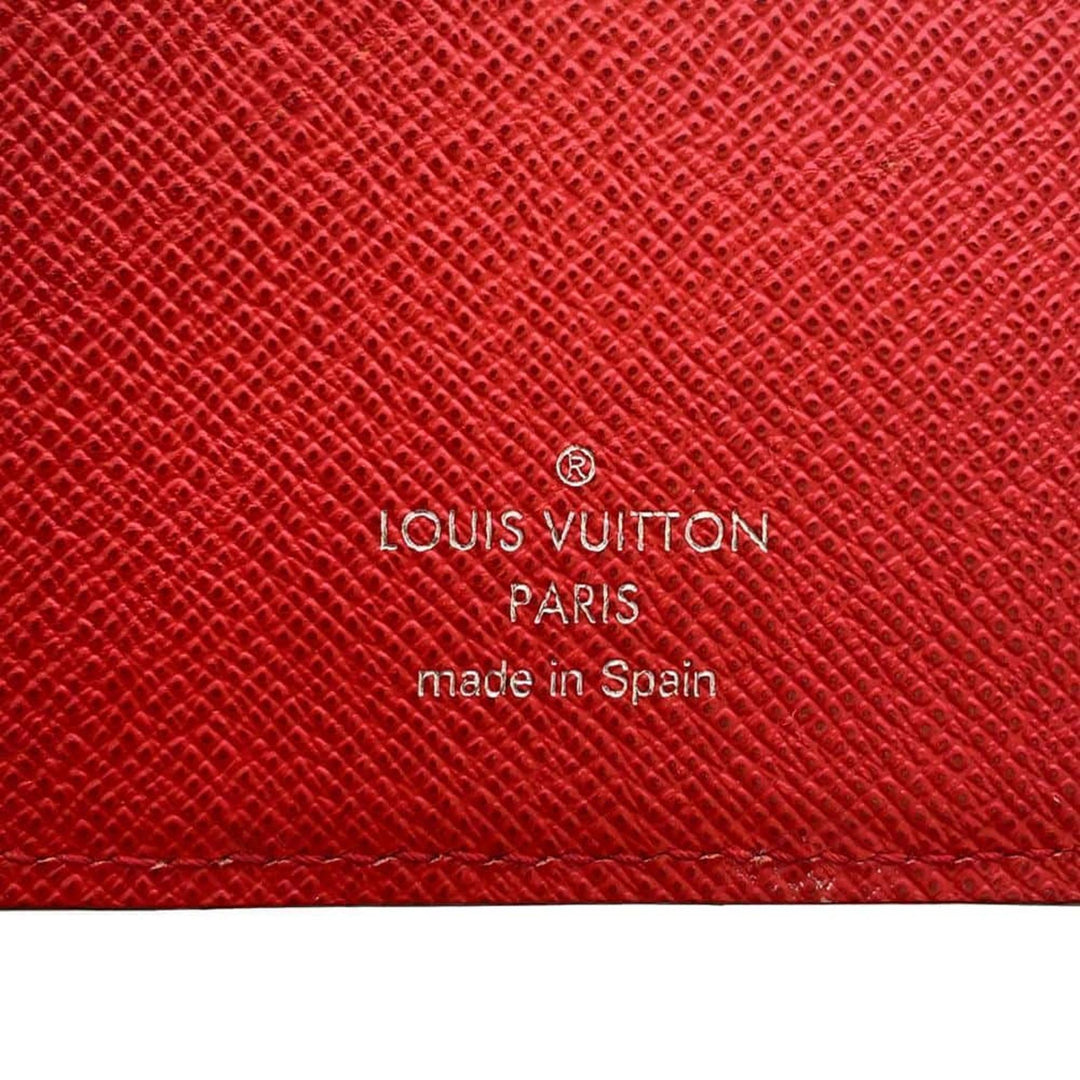 Louis Vuitton Brazza Epi Leather Red Wallet Preloved