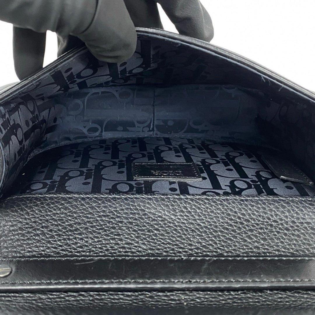 Dior Shoulder Bag leather black gallop