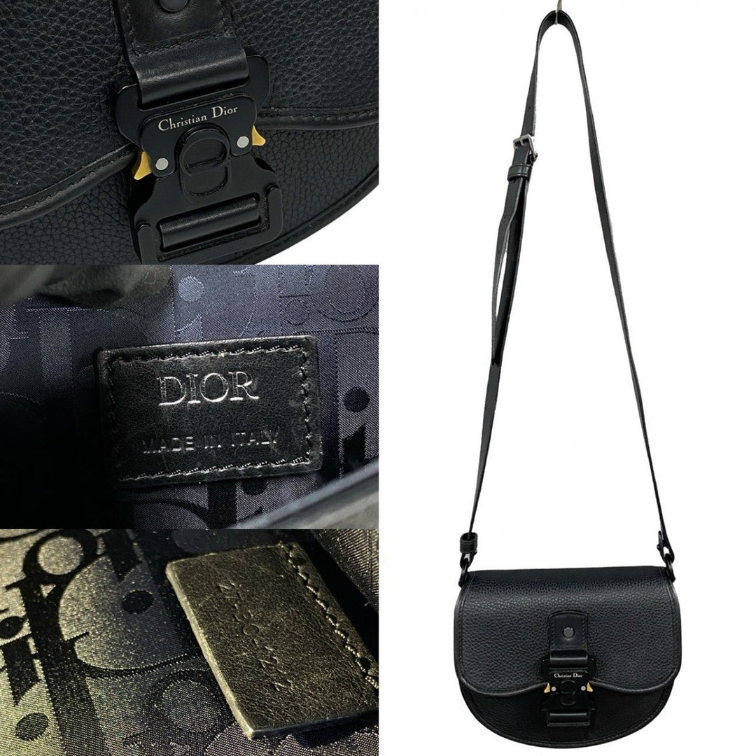 Dior Shoulder Bag leather black gallop