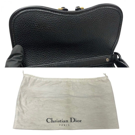 Dior Shoulder Bag leather black gallop