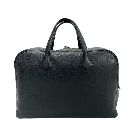 HERMES Boston Duffel bag Taurillon Clemence black Victoria 40