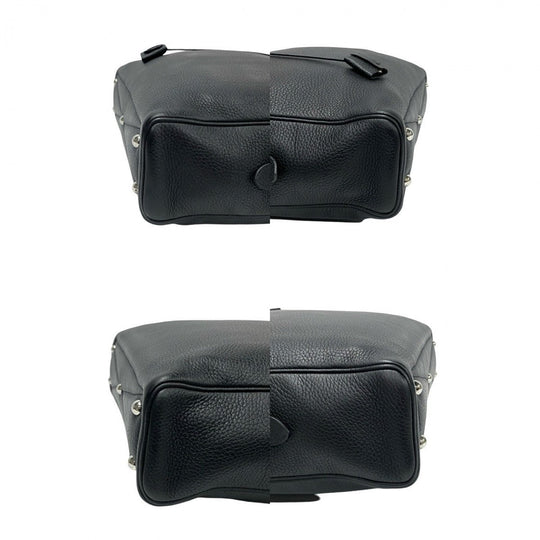 HERMES Boston Duffel bag Taurillon Clemence black Victoria 40