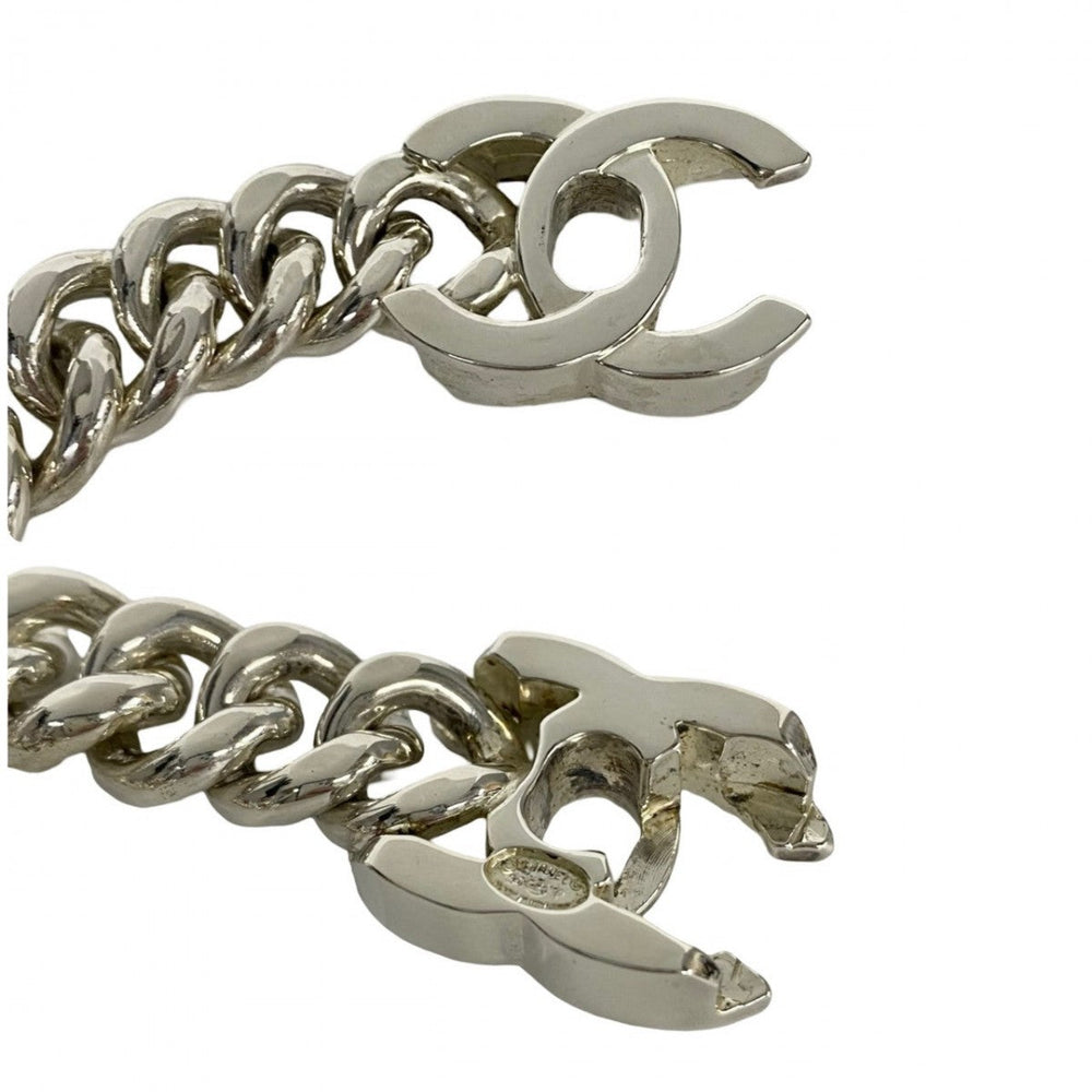 CHANEL bracelet metal Silver Turnlock Bracelet