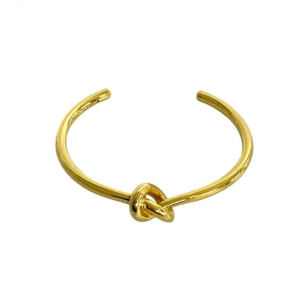 CELINE bracelet Gold Plated gold Knot Bangle S