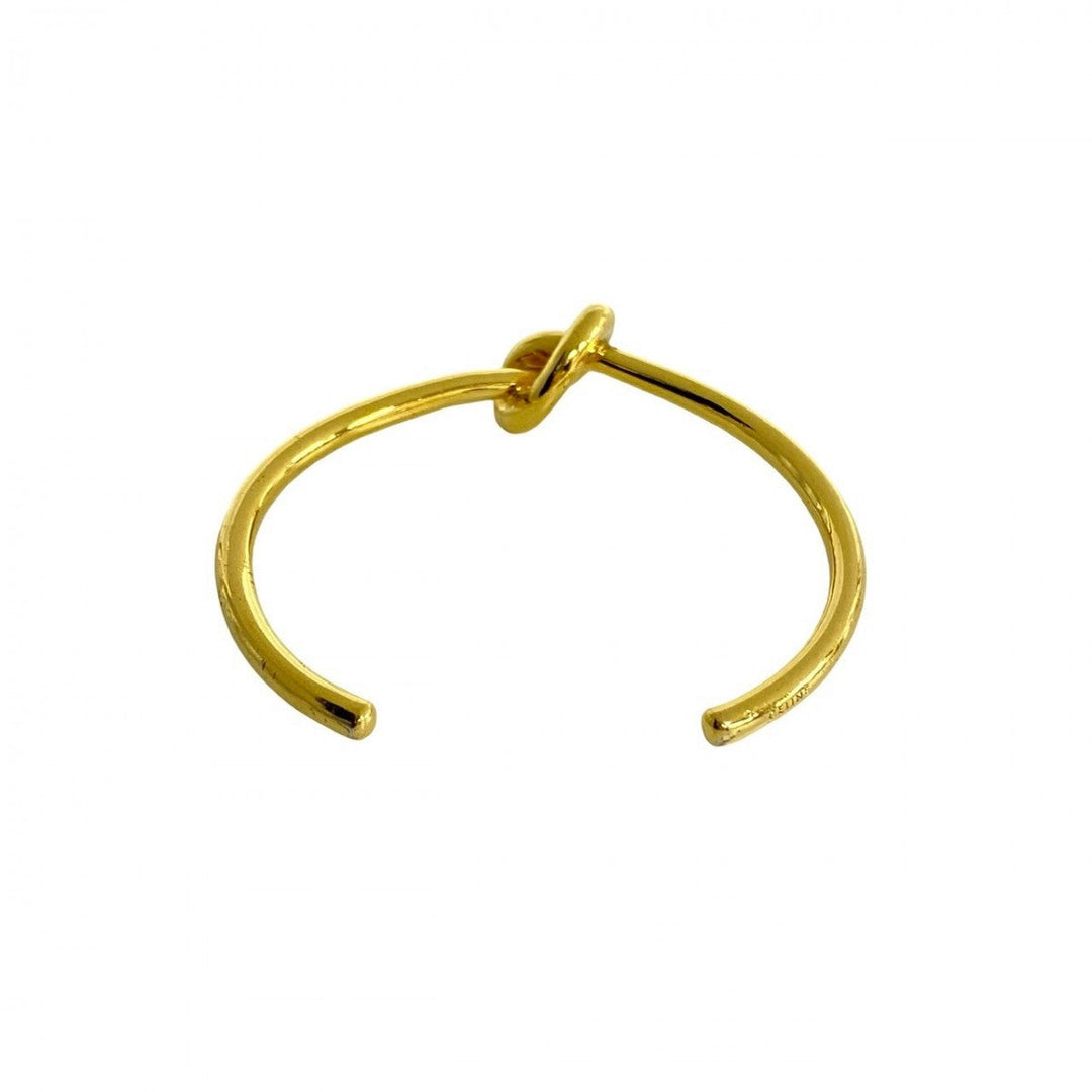 CELINE bracelet Gold Plated gold Knot Bangle S