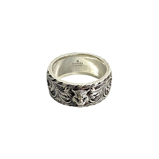 GUCCI Ring Silver925 Silver Taiga head