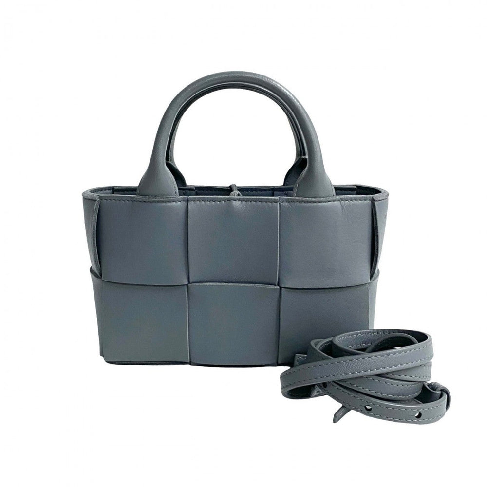 BOTTEGAVENETA Shoulder Bag leather gray Arco Mini