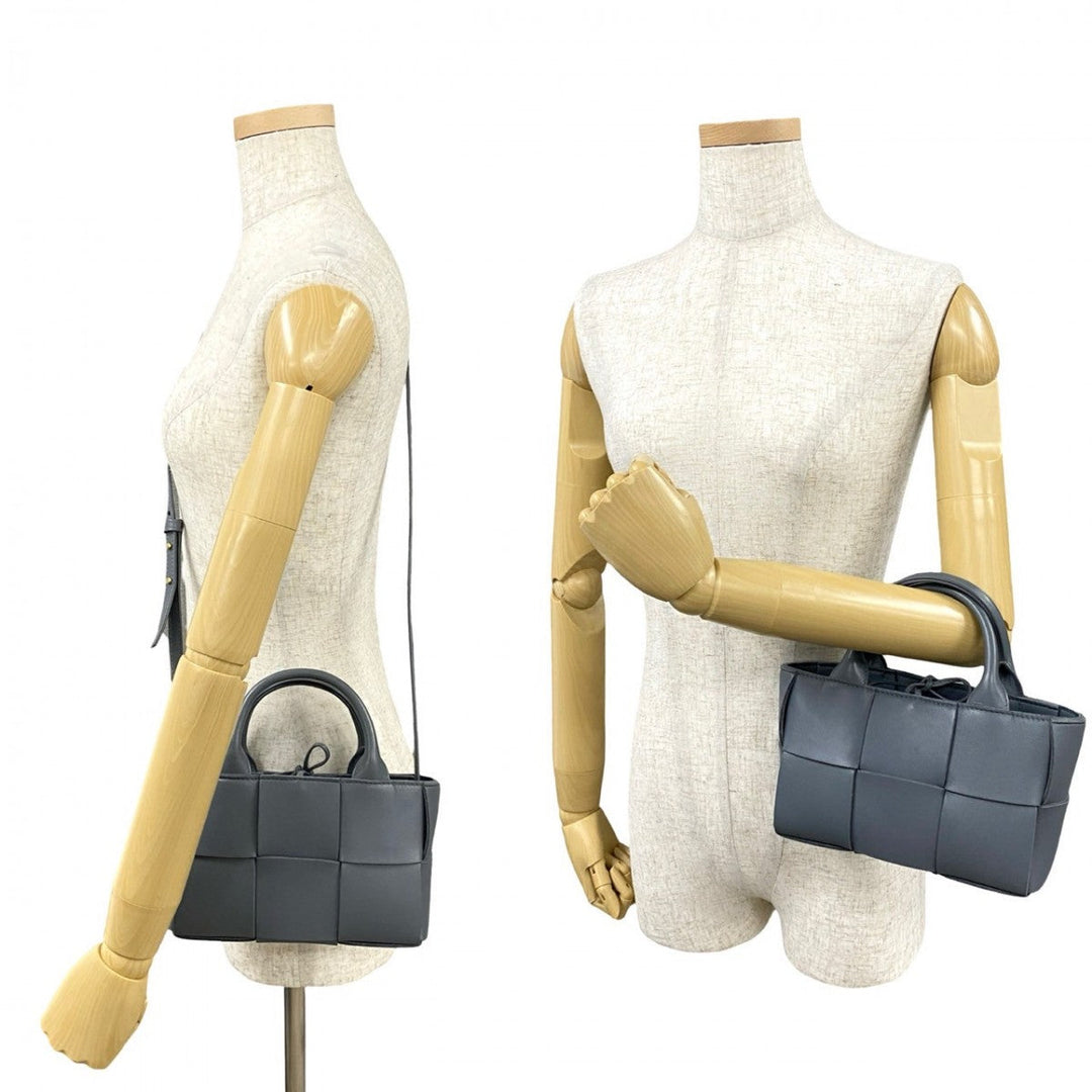BOTTEGAVENETA Shoulder Bag leather gray Arco Mini