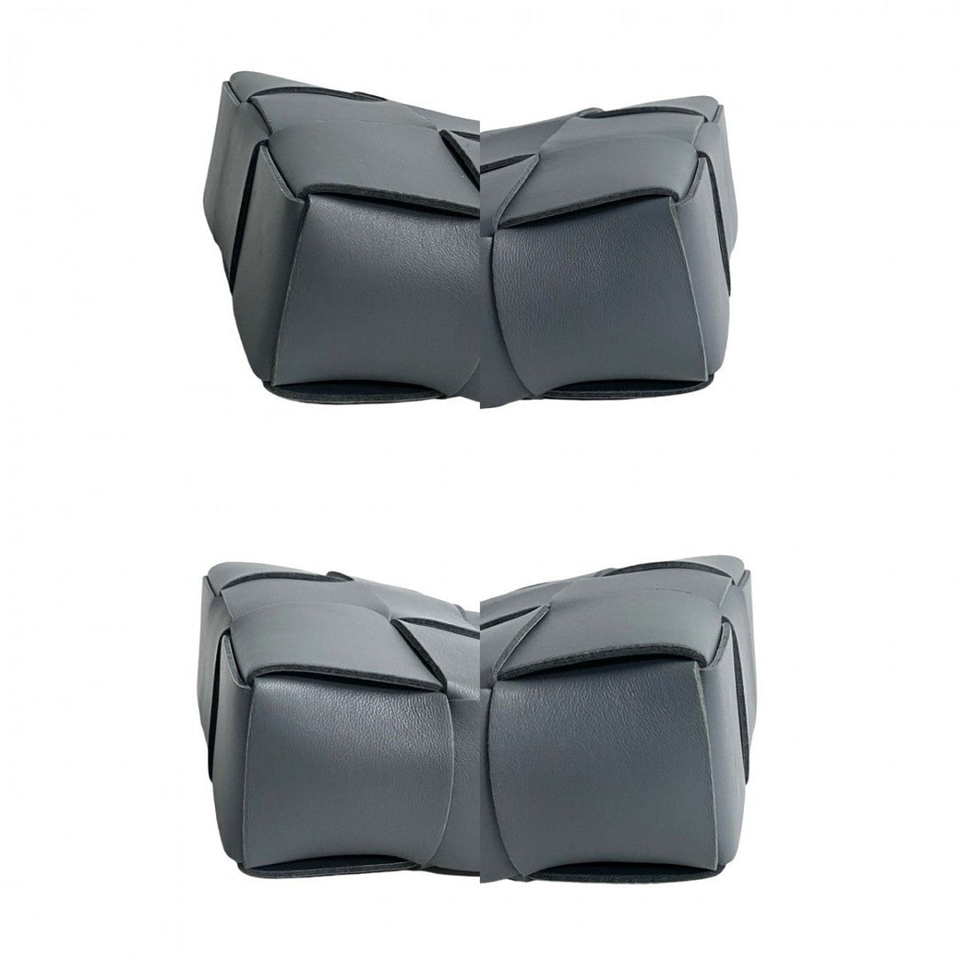 BOTTEGAVENETA Shoulder Bag leather gray Arco Mini
