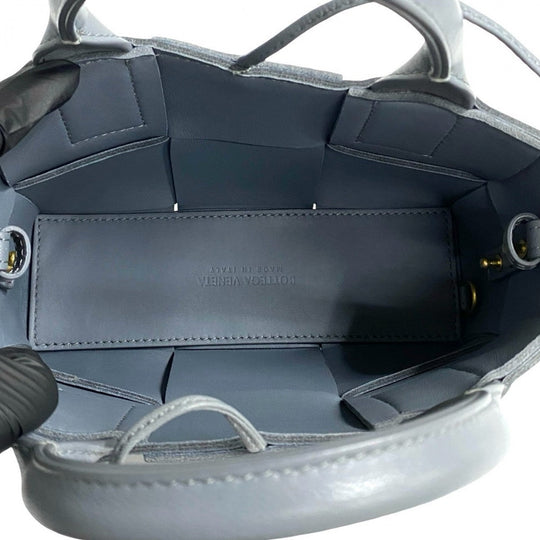 BOTTEGAVENETA Shoulder Bag leather gray Arco Mini
