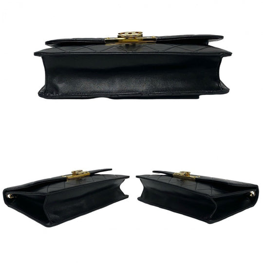 CHANEL Shoulder Bag lambskin black