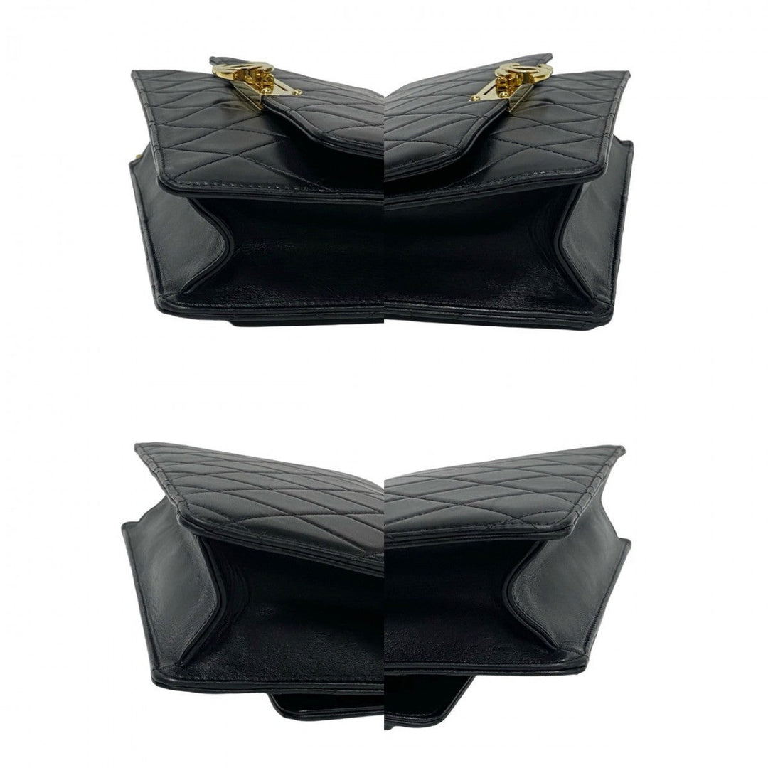 CHANEL Shoulder Bag lambskin black