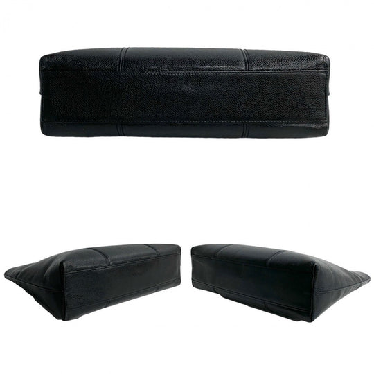 CHANEL Tote Bag leather black