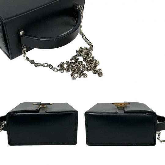 HERMES Shoulder Bag Box scarf black cinematic