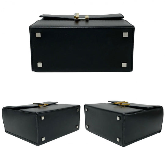 HERMES Shoulder Bag Box scarf black cinematic