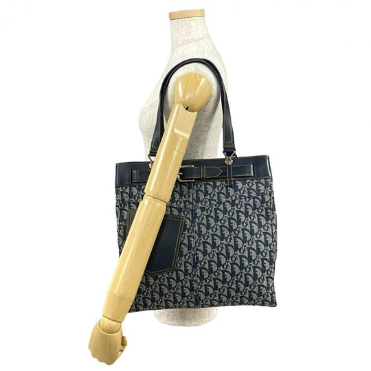 Dior Tote Bag leather Navy