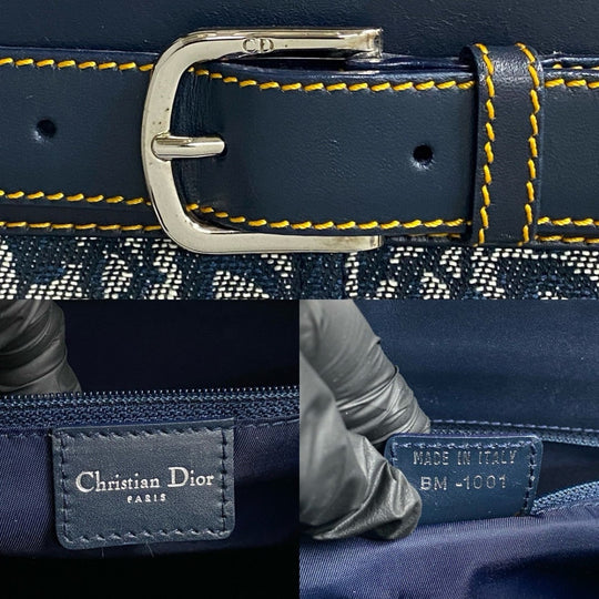 Dior Tote Bag leather Navy