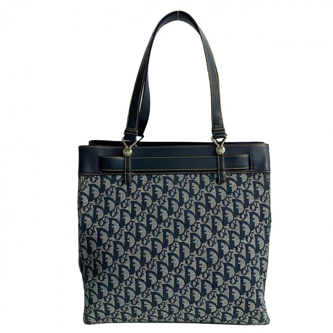 Dior Tote Bag leather Navy