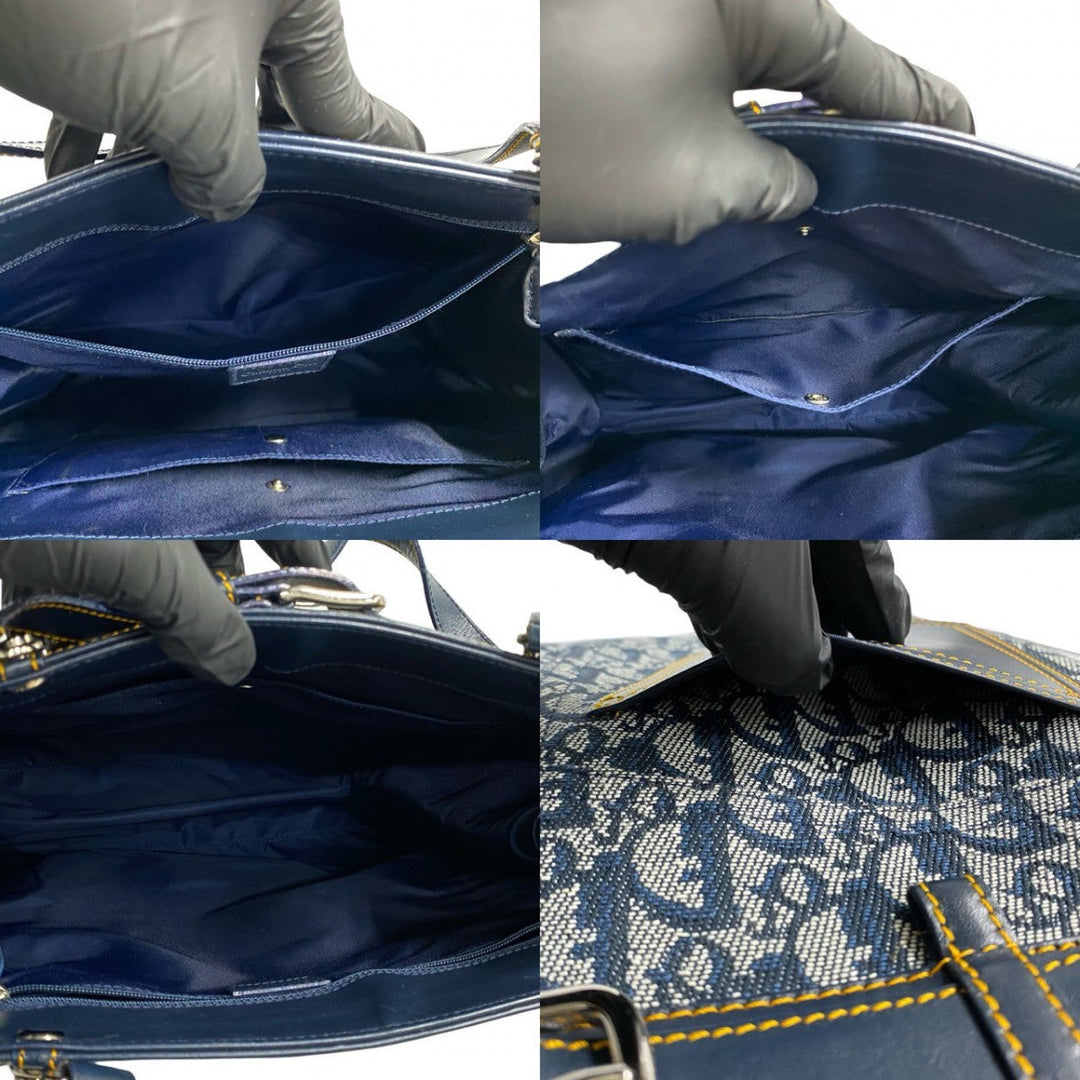 Dior Tote Bag leather Navy