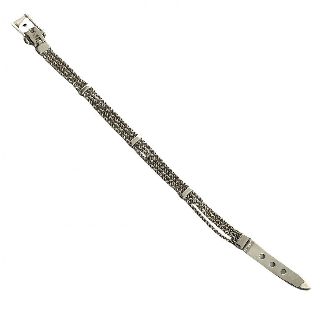 TIFFANY&Co. bracelet Silver925 Silver T rope belt bracelet