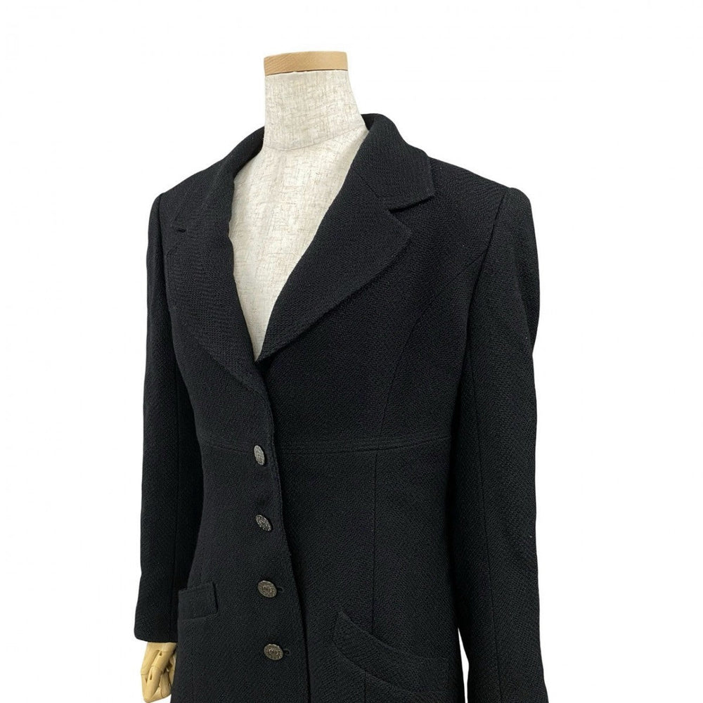 CHANEL tailored jacket wool black 40