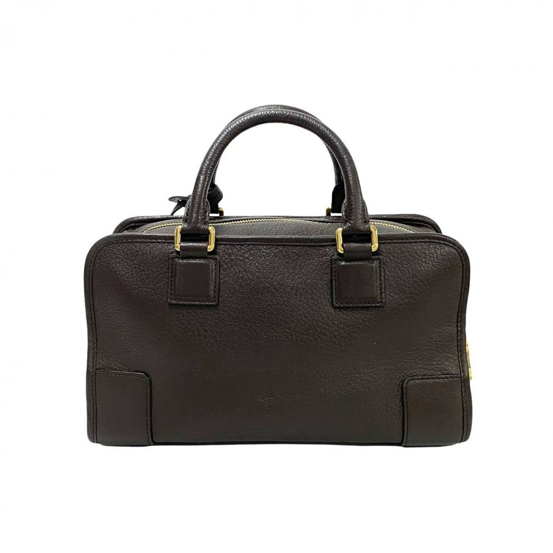 LOEWE Handbag leather Brown Amazona 28