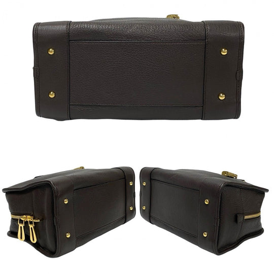 LOEWE Handbag leather Brown Amazona 28