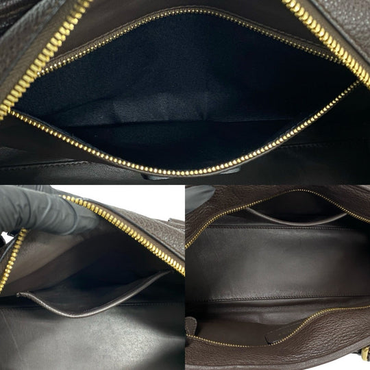 LOEWE Handbag leather Brown Amazona 28