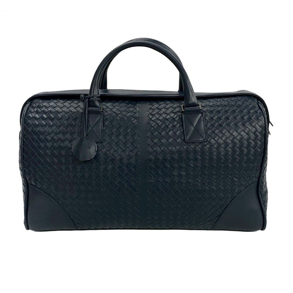 BOTTEGAVENETA Boston Duffel bag leather Navy