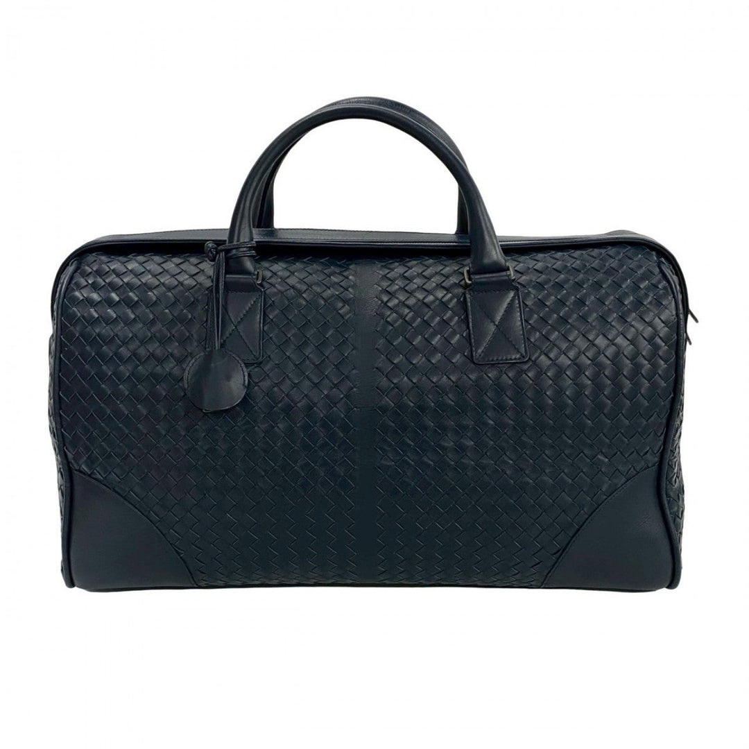 BOTTEGAVENETA Boston Duffel bag leather Navy