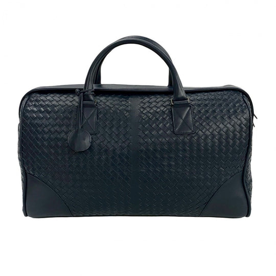 BOTTEGAVENETA Boston Duffel bag leather Navy