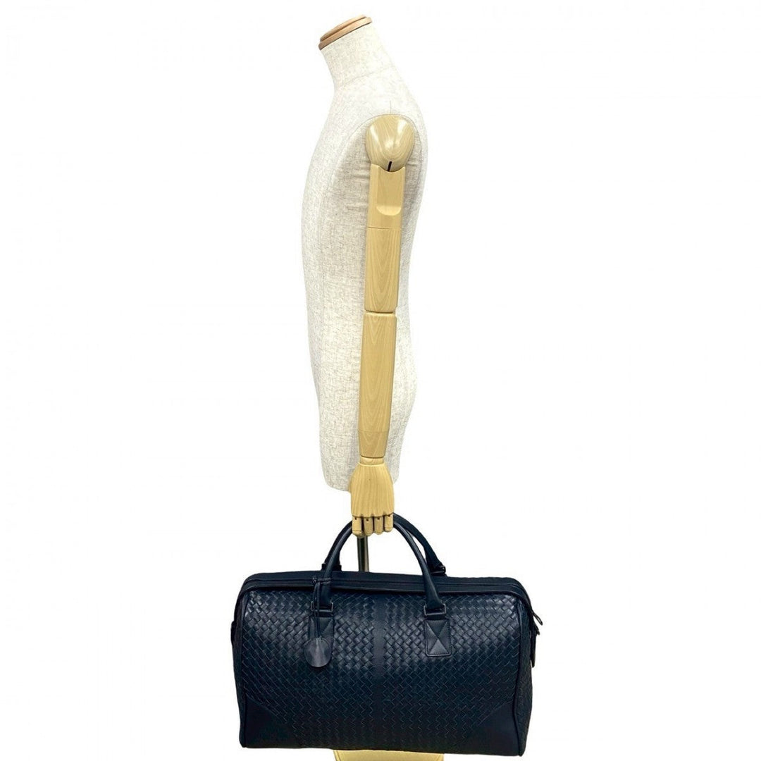 BOTTEGAVENETA Boston Duffel bag leather Navy