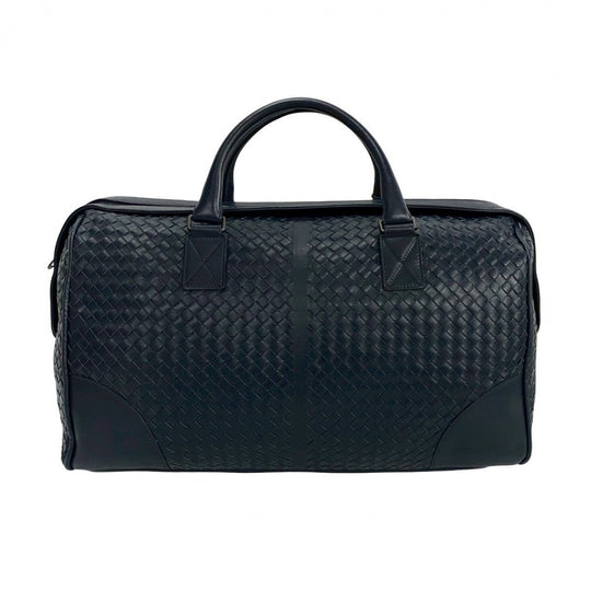 BOTTEGAVENETA Boston Duffel bag leather Navy