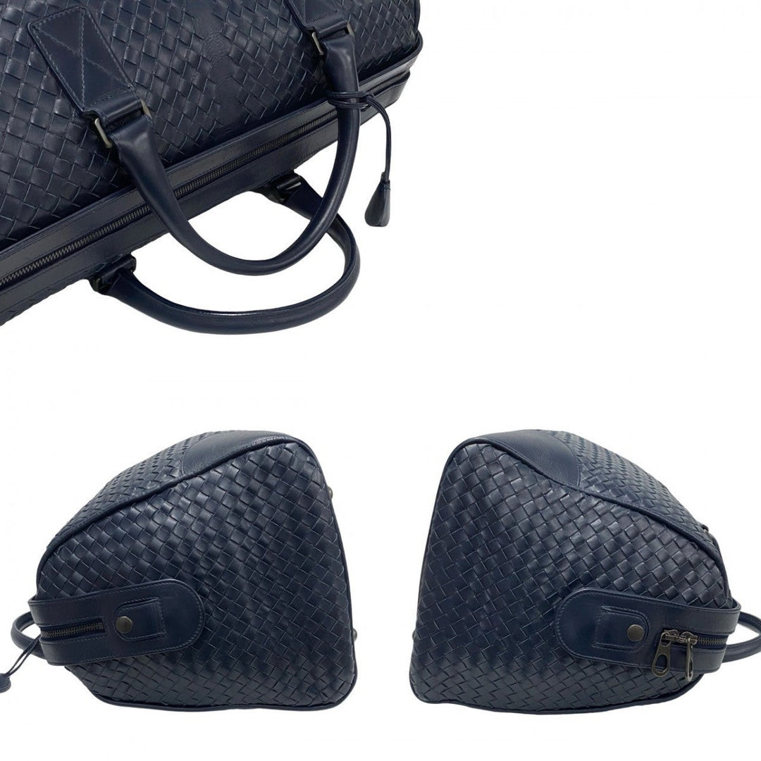 BOTTEGAVENETA Boston Duffel bag leather Navy