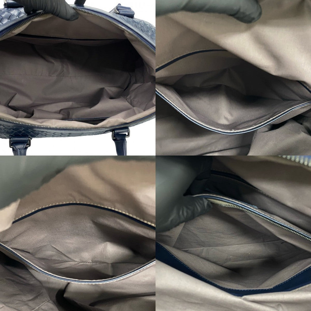 BOTTEGAVENETA Boston Duffel bag leather Navy