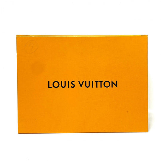 LOUIS VUITTON Shoulder Bag leather black Taiga Porto Documan-Voyage