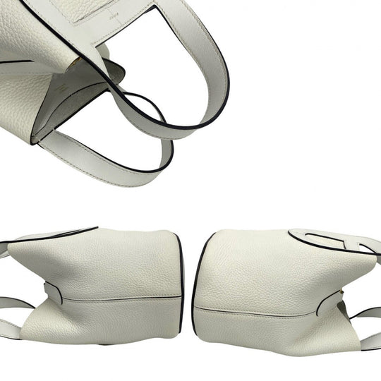 HERMES Handbag Taurillon Clemence white in the loop 18